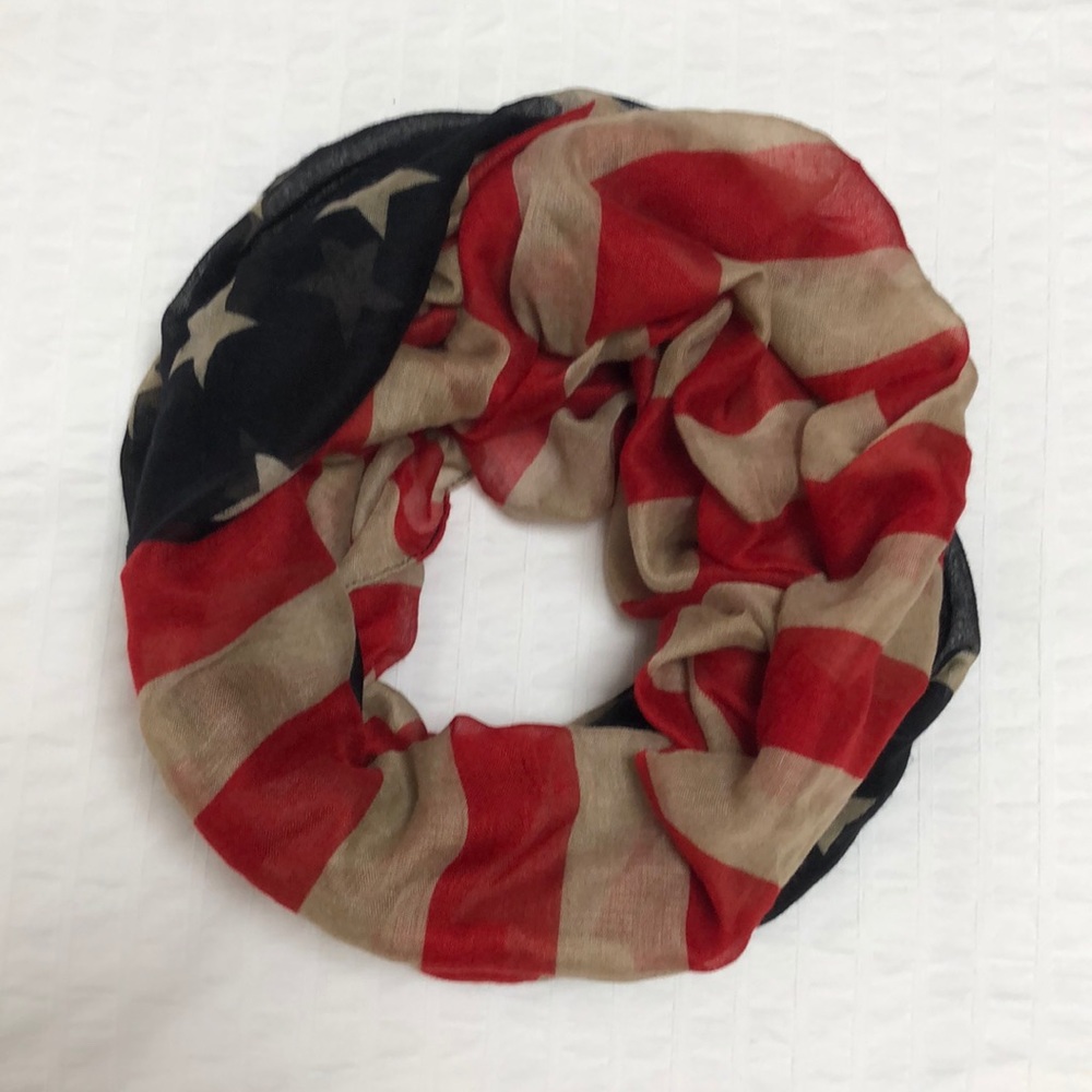 American Flag Infinity Scarf